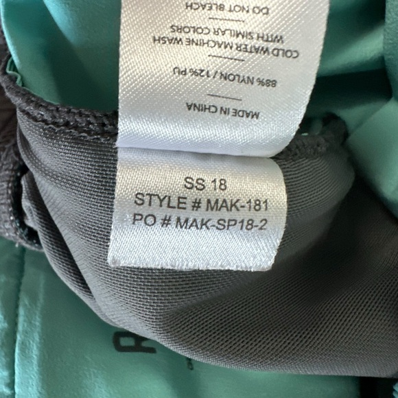 Rhone x Peloton Mens Mako 9” Unlined Shorts Sz Large Green Activewear Drawstring - Picture 9 of 10